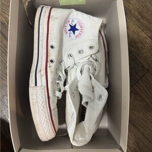 Converse White Chuck Taylor All Star High Top Sneakers